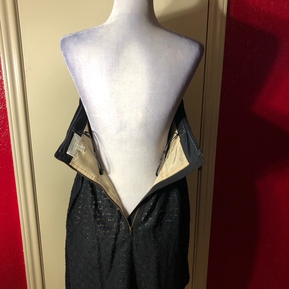 Moulinette Soeurs Strapless Black Lace Dress - Picture 6 of 15